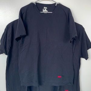 Supreme x Hanes t shirts - lot of 3, pre owned, size L in excellent condition